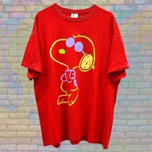 [SOLD] Snoopy Peanuts Cedar Falls Colorful Outline Shirt Extra Large Y2K Vintage